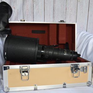 Nikon ED 1:4 P 500 mm telephoto lens mint condition barely used.